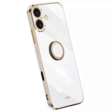 iPhone 16 valkoinen sormuspidike suojakuori