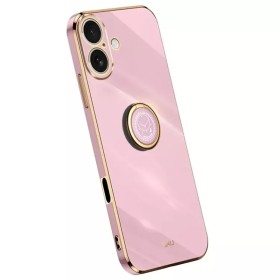 iPhone 16 violetti sormuspidike suojakuori