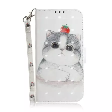 iPhone 16 valkoinen kissa suojakotelo