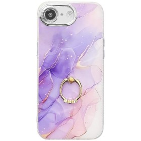 iPhone 16e marmori sormuspidike suojakuori iPhone 16e marmori sormuspidike suojakuori