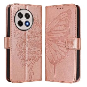 OnePlus 13R ruusukulta perhonen suojakotelo