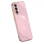 OnePlus Nord 5 5G kirsikka violetti suojakuori kullanvärisillä reunuksilla