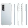 OnePlus Nord 5 5G ohut läpinäkyvä suojakuori sivuilta kuvattuna