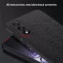 OnePlus Nord 5 5G musta puukuvioitu suojakuori suojaa myös puhelimen kameran