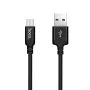 Musta Micro-USB kaapeli.