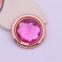 Ruusukultainen 360° sormuspidike, pinkki ‘timantti’ koristelu.