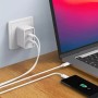 USB-C - USB-C 60W pikalatauskaapeli tukee nopeaa latausta