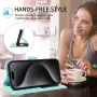 Jalustatoiminto käytössä – handsfree-katselu vaaka-asennossa