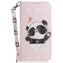 Etukansi suljettuna – panda-aihe ja pistekuviointi