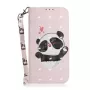 Samsung Galaxy S25 FE vaaleanpunainen panda suojakotelo