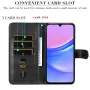 Samsung Galaxy A16 / A17 / A26 musta suojakotelo vetoketjutaskulla | Tyyliluuri.fi