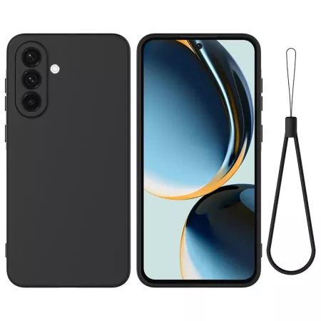 Samsung Galaxy A17 musta suojakotelo – tyylikäs lompakkokotelo arkeen