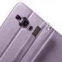 Galaxy J1 violetti kissa puhelinlompakko