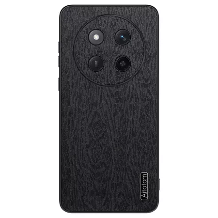 Honor Magic7 Lite 5G musta puukuosinen suojakuori – takakuva ja puukuvio