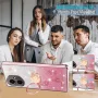 Honor 400 kimalteleva ruusukulta glitter sormuspidike suojakuori.