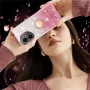 Honor 400 kimalteleva ruusukulta glitter sormuspidike suojakuori.