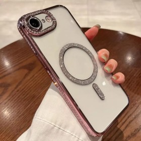 Ruusukulta kehys ja kimaltelevat koristeet – MagSafe-rengas