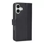 iPhone 17 musta suojakotelo – takakansi ja kameran aukko.