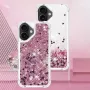 iPhone 17 pinkki glitter hile suojakuori