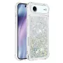 iPhone Air kuoret takaa; glitter-pinta peittää keskiosan.