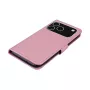 iPhone 17 Pro ruusukulta pöllö suojakotelo takakansi lähikuvassa.