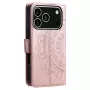 iPhone 17 Pro ruusukulta mandala suojakotelo takaa; korotettu kamerakehys.