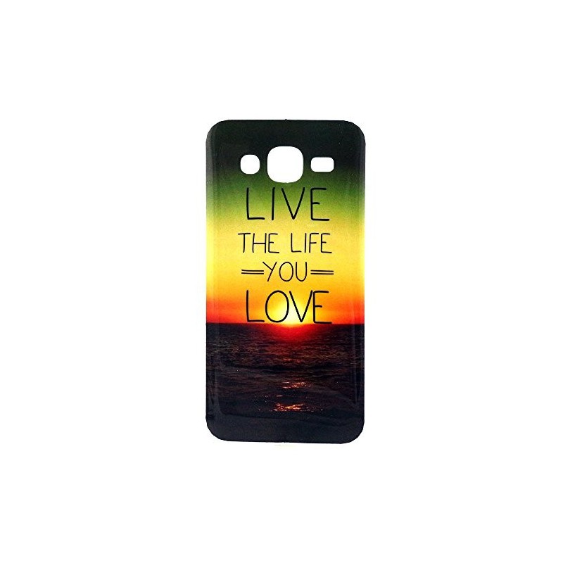 Galaxy J5 Live the Life you Love silikonisuojus. Galaxy J5 Live the Life you Love silikonisuojus.