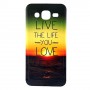 Galaxy J5 Live the Life you Love silikonisuojus.