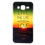 Galaxy J5 Live the Life you Love silikonisuojus.