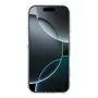 iPhone 17 Pro Max kimaltava suojakuori perhoskoristeella – selkeä takanäkymä.