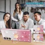 Samsung Galaxy A17 kimalteleva ruusukulta glitter sormuspidike suojakuori.