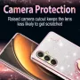 Samsung Galaxy A17 kimalteleva ruusukulta glitter sormuspidike suojakuori.