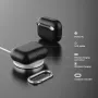 AirPods Pro 3 kotelon valkoinen silikoni suojakuori – yhteensopiva langattoman latauksen kanssa.