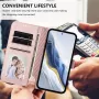 Samsung Galaxy A17 / A26 vaaleanpunainen kissa suojakotelo – lompakko: 3 korttipaikkaa ja setelitasku.