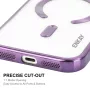 iPhone 17 Pro Max ruusukulta MagSafe suojakuori – tarkat aukot porteille ja kaiuttimille.