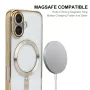 iPhone 17 ruusukulta MagSafe suojakuori – yhteensopiva MagSafe-laturin ja lisävarusteiden kanssa.