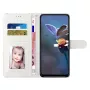 Honor Magic7 Lite 5G kukat suojakotelo – sisäpuoli: 3 korttipaikkaa, kuvapaikka ja setelitasku.