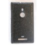 Lumia 925 musta glitter suojakuori.