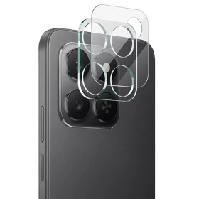 Honor 400 Smart 5G musta kameran panssarilasi – koko kamerakehyksen kattava suojalasi istuu linssien päälle siististi.