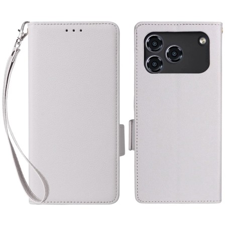 Cepter Nivo A1 valkoinen suojakotelo tuo puhelimeen raikkaan vaalean ilmeen ja sisältää kätevän rannehihnan.