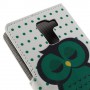 Huawei Honor 7 vihreä pöllö puhelinlompakko