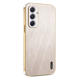 Samsung Galaxy A56 5G kullanvärinen suojakuori silkkipintaisella viimeistelyllä, takapuolen näkymä ja kameran aukot.