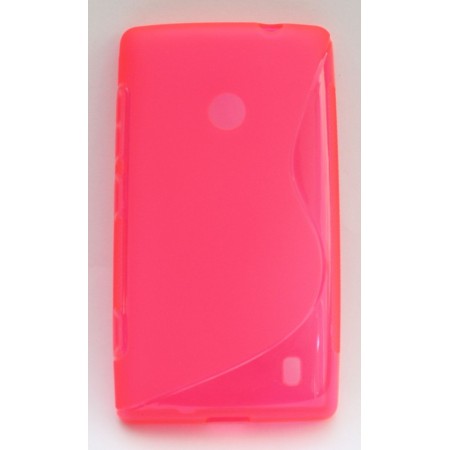 Lumia 520 roosan punainen silikoni suojakuori. – minimalistinen mutta tehokas suoja