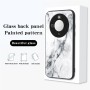 Honor Magic8 Lite 5G kiiltävä valkoinen marmori suojakuoren pinnoite on näyttävää karkaistua lasia