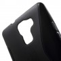 Huawei Honor 7 musta silikonisuojus.