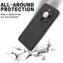 Honor Magic8 Lite 5G musta suojakuori rannenauhalla tarjoaa täydellistä suojaa. Kestävä rakenne suojaa puhelintasi iskuilta.