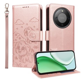 Honor Magic8 Lite 5G ruusukulta koira suojakotelo | Tyyliluuri.fi