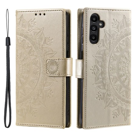 Samsung Galaxy A37 kullanvärinen mandala suojakotelo suojaa puhelintasi tyylikkäällä ja ainutlaatuisella designilla.