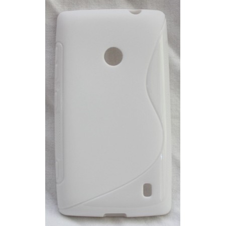 Lumia 520 valkoinen silikoni suojakuori. – suojaa ja tyyliä samassa kuoressa