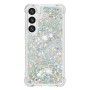 Samsung Galaxy S26 hopea glitter hile suojakuori tuo säihkettä ja suojaa puhelimellesi tyylikkäästi.